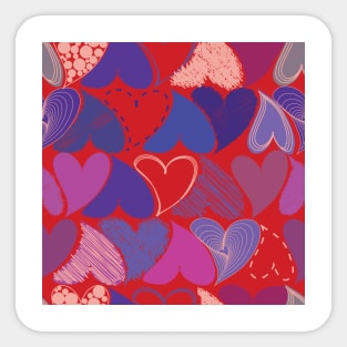 Valentines Day Pattern Sticker